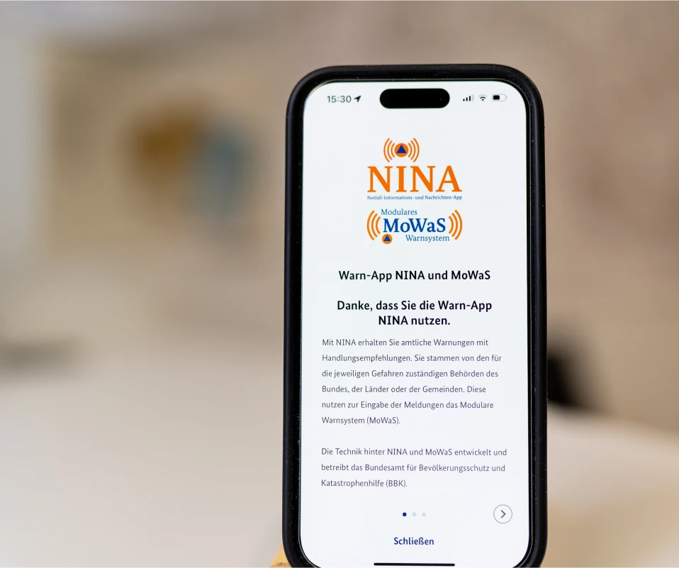 Warnungen Nina App Titelbild